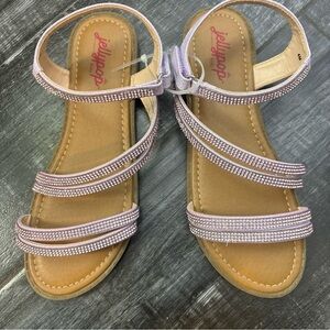 Jellypop Purple Sandals with Sparkling Straps‎